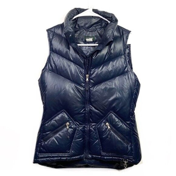 J. Crew Navy Down Filled Puffer Winter Vest - Picture 1 of 6